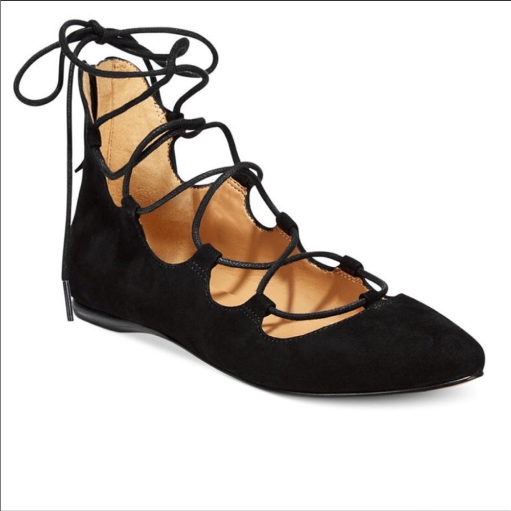 Nine West Lace Up Flats